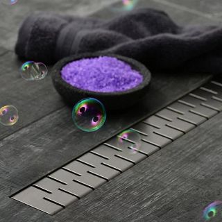 Душевой лоток Veconi Medium S 550 V550МS с решеткой Сатин