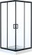 Душевой уголок Royal Bath HP 90x90см чёрный RB90HP-T-BL