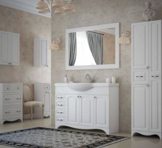 Тумба под раковину Corozo Классика 120см белый SD-00000370