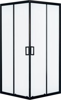 Душевой уголок Royal Bath HPD 100x90см чёрный RB9100HPD-C-BL