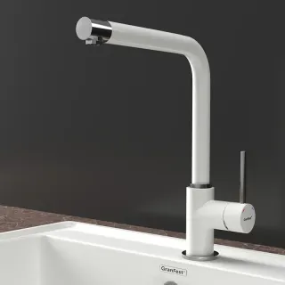 Смеситель для кухни GranFest 3651 иней