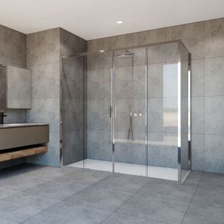 Душевой уголок Vincea Garda VSR-1G21018CL 180x100 см