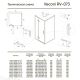 Душевой уголок Veconi Rovigo RV-073R/L, 1200х800х1950, хром, стекло дождь