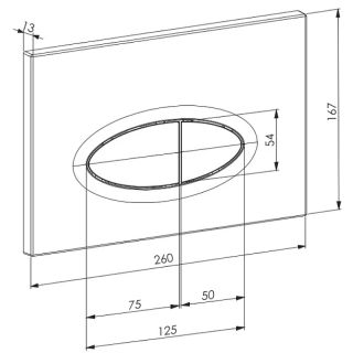 Клавиша смыва DQ Rhein Marx DB1399025 Черная матовая
