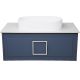 Тумба под раковину La Fenice Cubo FNC-01-CUB-BG-90 Синяя матовая 90 см