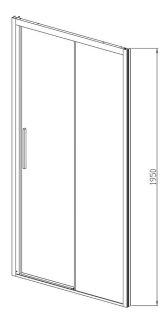 Душевая дверь Vincea Soft VDS-3SO140CL 140 см