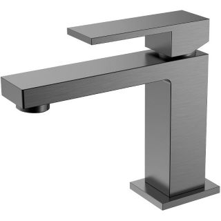 Смеситель для раковины Boheme Qubic 471-GM антрацит