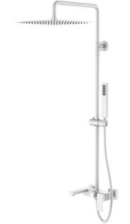 Душевая стойка Boheme Qubic 478-MW белый матовый