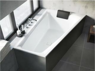 Акриловая ванна Riho Still Smart Fall B101009005 R заполнение через перелив 170х110см белый