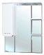 Зеркало-шкаф с подсветкой Bellezza Мари 75см левый белый 00000001156