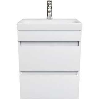 Тумба с раковиной IDDIS Zodiac 50 ZOD5CB0i95K подвесная Белая матовая