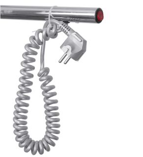 Полотенцесушитель электрический Domoterm DMT 107-25 60x50 EK R хром