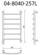 Полотенцесушитель электрический Маргроид В4 Р80*40 хром 04-8040-257L