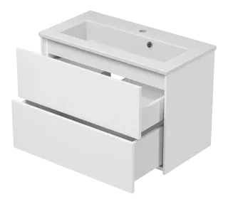 Подвесная тумба под раковину Brevita Toy 70 УТ000025660 белый