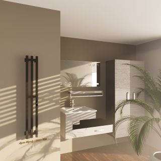 Электрический полотенцесушитель Altasan АргоПроф  АргоПроф12017ЧМ Черный муар