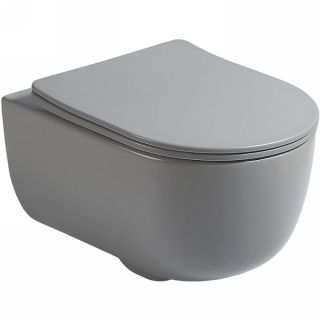Унитаз Vincea Evo VT1-34SMG подвесной Серый матовый с сиденьем Микролифт
