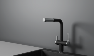 Смеситель для кухни Granula 8170, ЧЕРНЫЙ Чёрный