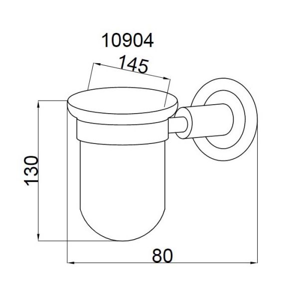 Стакан Boheme Murano золото 10904-G