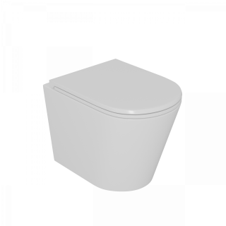 Комплект DQ Унитаз подвесной безободковый DT1026016, Инсталляция DI8050127, Клавиша смыва DB1499002, матовый хром (DS1021617)