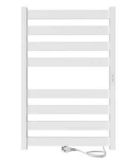 Полотенцесушитель электрический Indigo Oktava Slim 5 LСLOKS5E80-40WMRt 80x50 см белый матовый