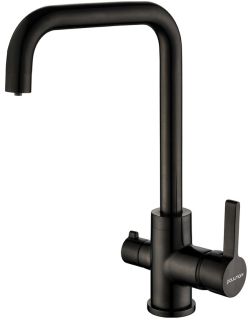 Смеситель для кухни Paulmark Logas Lo213021-GM воронёная сталь