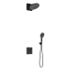 Душевой комплект Vincea Inspire VSFW-3I21MT5MB встраиваемый, термостатический, двухрежимный, черный