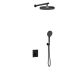 Душевой комплект Vincea Inspire VSFW-3I21T2MB встраиваемый, термостатический, двухрежимный, черный