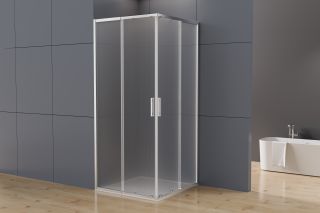 Душевой уголок Vincea Rapid-N VSS-3RN1112E10MT, (1000-1100)x(1100-1200), хром, стекло текстурное