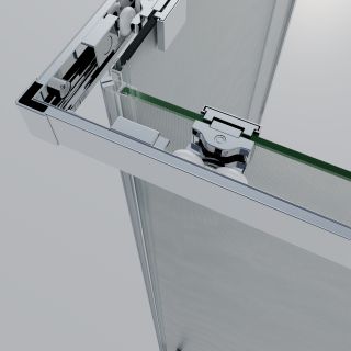 Душевой уголок Vincea Rapid-N VSS-3RN8010E10MT, (700-800)x(900-1000), хром, стекло текстурное