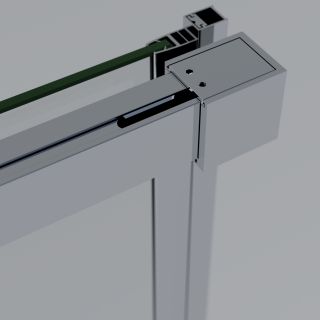 Душевая дверь Vincea Soft 2 VDS-3SO2120CL, 1200, хром, стекло прозрачное