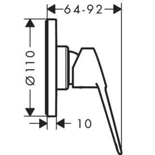 Смеситель Hansgrohe Novus Loop для душа 71361000