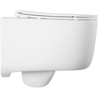 Подвесной унитаз Aquatek Лугано AQ2002-00 безободковый с легкосъемным сиденьем Soft Close