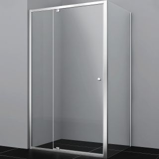 Душевой уголок WasserKRAFT  Aula 110х80 11P14 профиль Хром стекло прозрачное