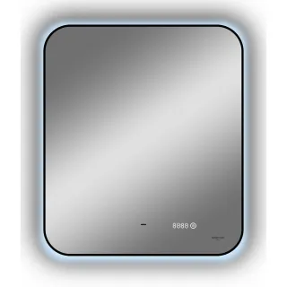 Зеркало Reflexion Black View RF4002BV с фоновой подсветкой бесконтактным сенсором черной окантовкой 60х70