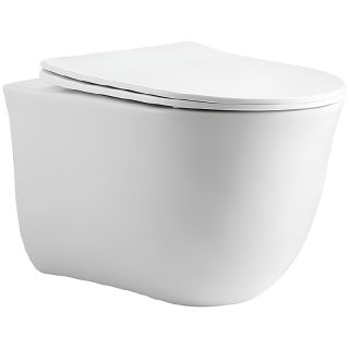 Комплект унитаза с инсталляцией Aquatek SET AQUATEK КЛАССИК-009 4в1 с сиденьем Микролифт и Белой клавишей смыва