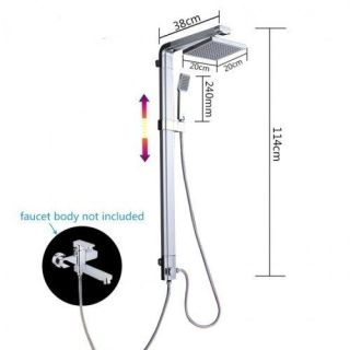 Душевая стойка Gappo G2401 хром матовый