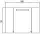 Зеркальный шкаф Акватон Мадрид 100см 1A111602MA010