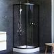 Душевой уголок AM.PM X-Joy Twin Slide 80х80 W88E-205-080BT64 профиль Черный матовый стекло прозрачное