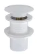 Донный клапан Boheme 612-MW без перелива белый матовый