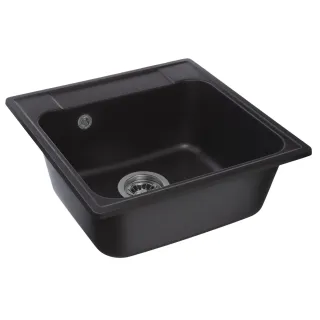 Мойка кухонная Reflexion Etude 53-BL RF0353BL черный