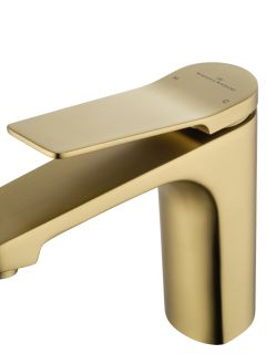 Смеситель для раковины Wonzon & Woghand WW-XH-013-BG брашированное золото