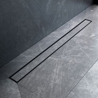 Душевой лоток AM.PM MasterFlow 90 W01SC-U11-090-04BM с Черной матовой решеткой / под плитку Tile