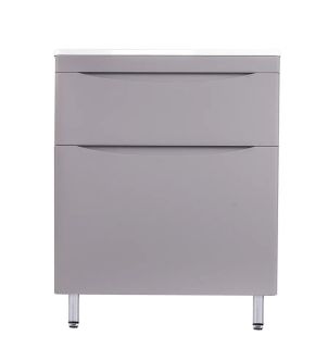 Тумба под раковину Style Line Бергамо СС-00002312 мини 70 Люкс антискрейтч Plus 70 см