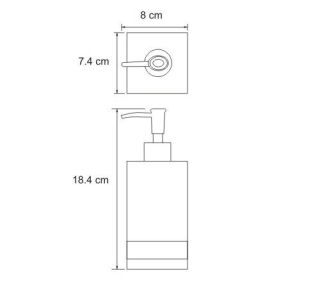 Wasserkraft Inn K-4399 Дозатор для жидкого мыла 290 ml