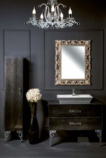 Тумба под раковину Armadi Art Neoart 100см тёмное дерево 831-100-BW