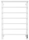 Электрический полотенцесушитель Larusso Стандарт П7 50x80см с полкой белый матовый 4670078536594