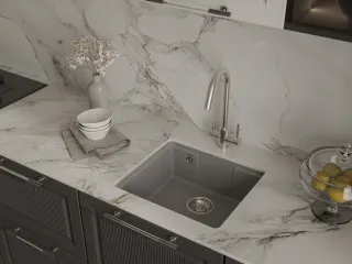 Мойка кухонная GranFest URBAN 4550 песочный