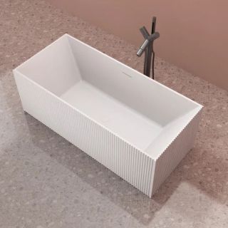 Ванна из искусственного камня NT Bagno Lieto NT222 170x75см белый матовый