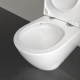 Унитаз напольный Villeroy Boch  с открытым смывным краем, напольный, с TwistFlush, 4672T001 Альпийский белый