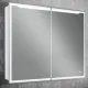 Зеркало-шкаф с подсветкой ArtMax Merano AM-Mer-1000-800-2D-DS-F 100 см белый